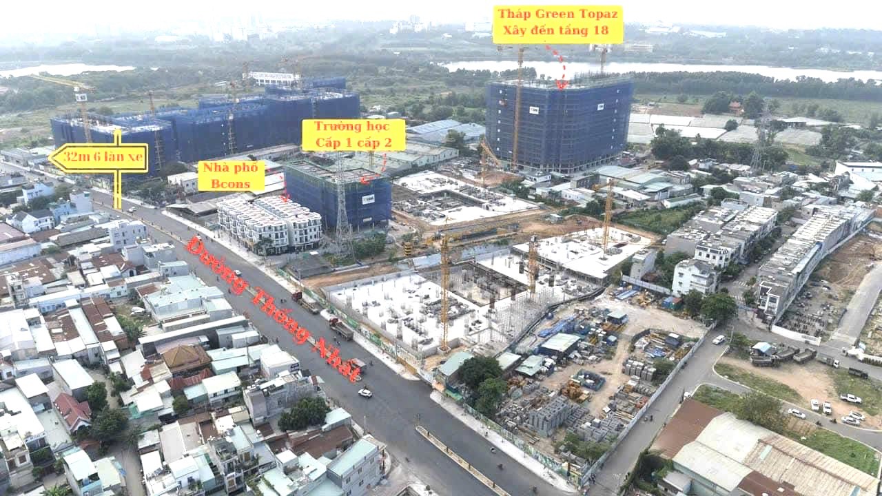 Tiến độ toàn khu Bcons City tháng 12/2023 Tiến độ toàn khu Bcons City tháng 12/2023